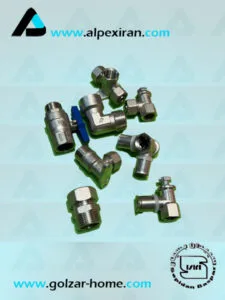 اتصالات متنوع برنجی کوپلی و پرسی الپکس