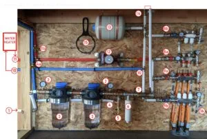 اجرای تاسیسات آب سرد و گرم ساختمان